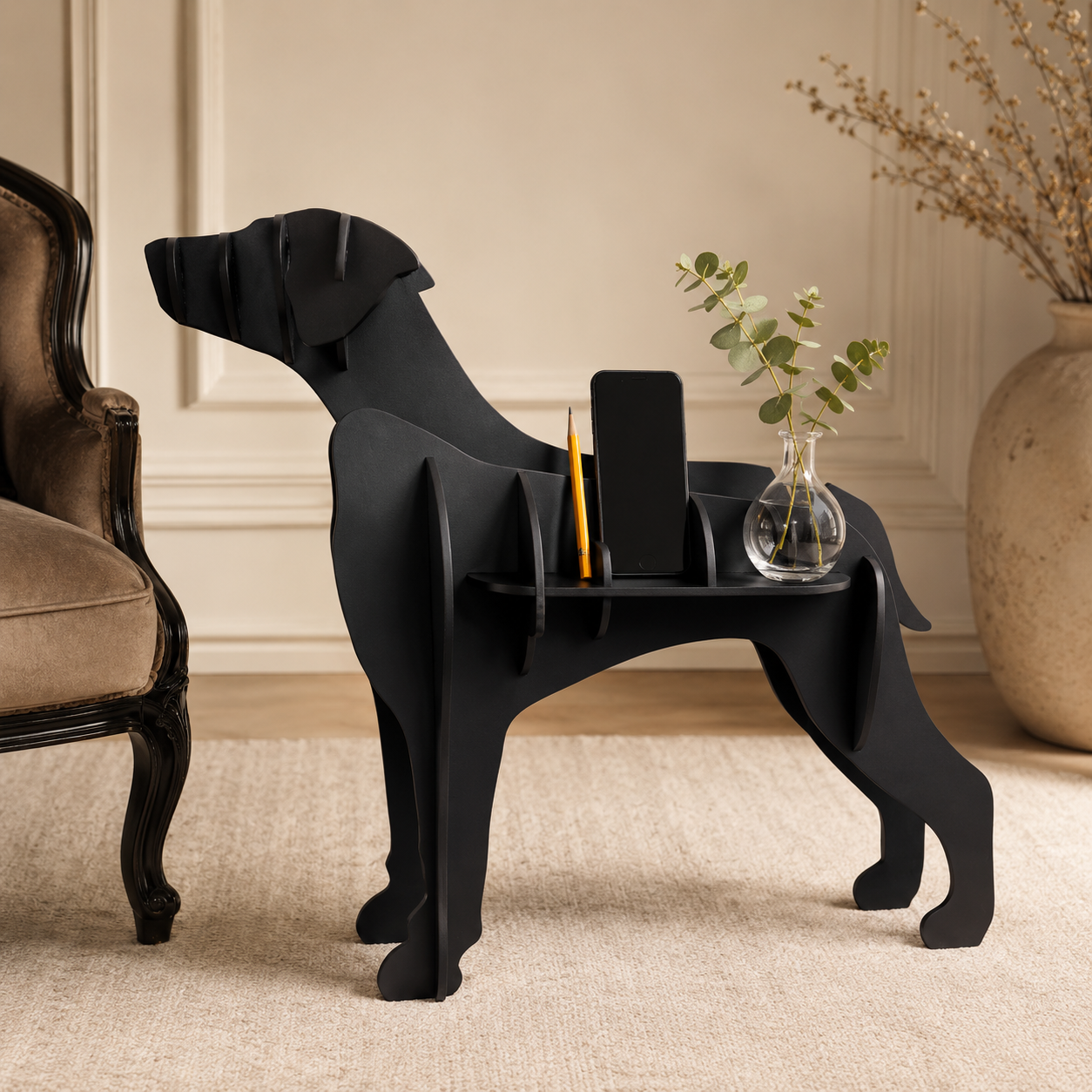 Ícaro · My Dog ambientado em interior contemporâneo